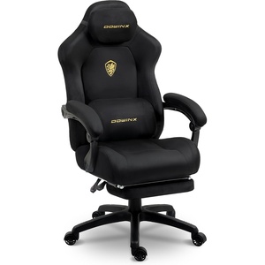 image:imageDowinx Gaming Chair Ergonomic Office Recliner for Computer with Massage Lumbar Support Racing Style Armchair PU Leather ESports Gamer Chairs with Retractable Footrest Blue Grey