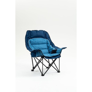 image:imageDowinx Oversized Extra Large Camping Chair for Adults Lawn Chairs Folding 3 Levels Adjustable Padded Camping Chair HeavyDuty 600D Oxford Cloth with Cup Holder 400 Pound Capacity