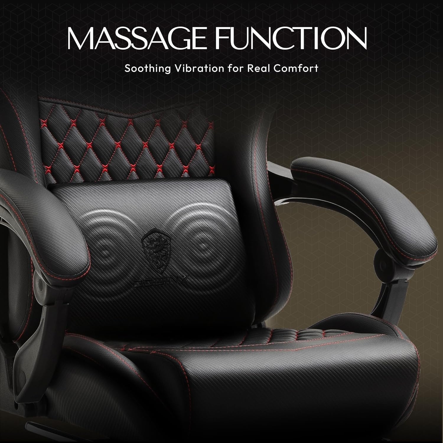 image:imageDowinx Gaming Chair Big and Tall Ergonomic PC Gaming Chair with Footrest amp Massage Racing Style Reclining Computer Chair for Adults 400LBS Capacity Heavy Duty Gamer Chair BlackBlack