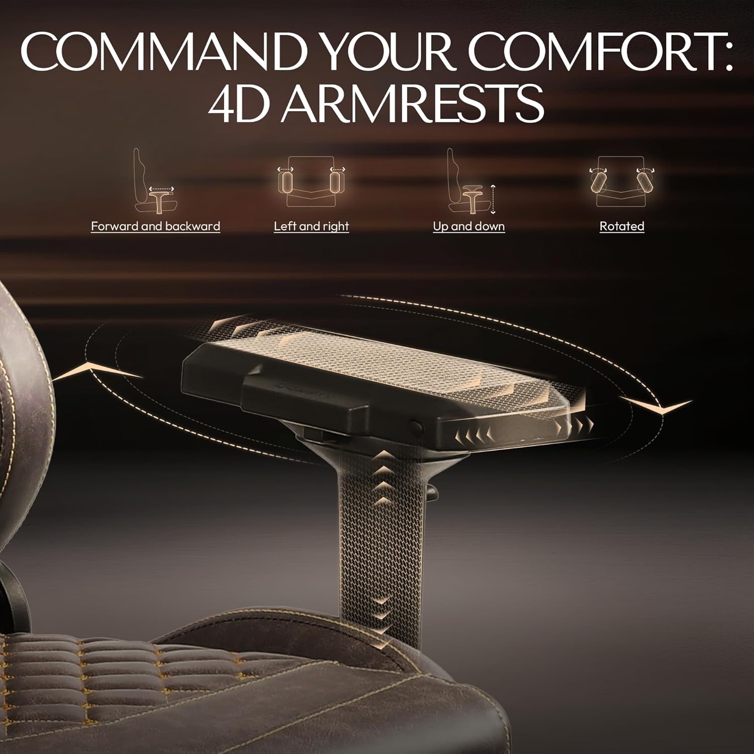 image:imageDowinx Gaming Chair Big and Tall Ergonomic PC Gaming Chair with Footrest amp Massage Racing Style Reclining Computer Chair for Adults 400LBS Capacity Heavy Duty Gamer Chair BlackBrown