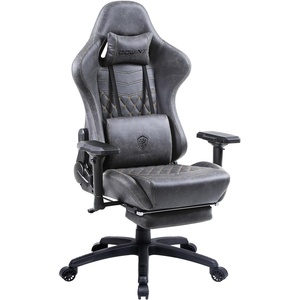 image:imageDowinx Gaming Chair Big and Tall Ergonomic PC Gaming Chair with Footrest amp Massage Racing Style Reclining Computer Chair for Adults 400LBS Capacity  Heavy Duty Gamer Chair BlackGrey