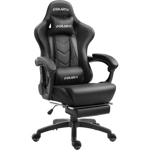 image:imageDowinx Gaming Chair Ergonomic Racing Style Recliner with Massage Lumbar Support Office Armchair for Computer PU Leather ESports Gamer Chairs with Footrest Black