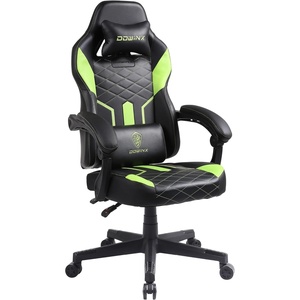 image:imageDowinx Gaming Chair with Pocket Spring Cushion Ergonomic Computer Chair High Back Reclining Game Chair Pu Leather 350LBS Green