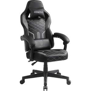 image:imageDowinx Gaming Chair with Pocket Spring Cushion Ergonomic Computer Chair High Back Reclining Game Chair Pu Leather 350LBS Grey
